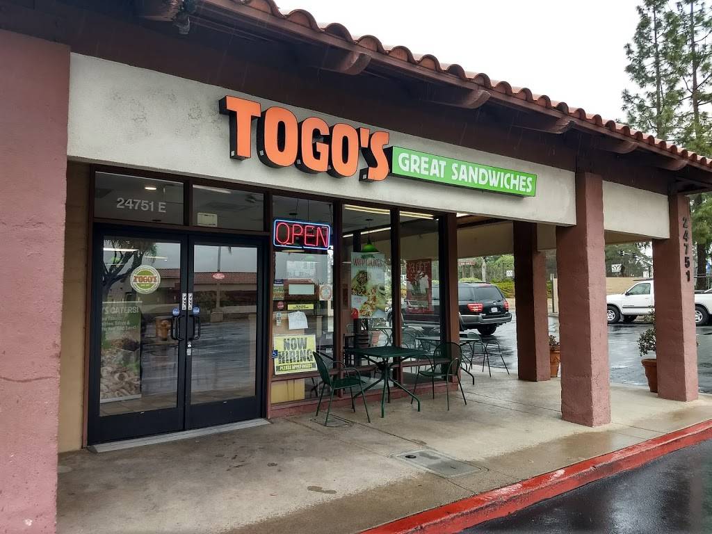 TOGOS Sandwiches | meal takeaway | 24751 Alicia Pkwy #E, Laguna Hills, CA 92653, USA | 9497681383 OR +1 949-768-1383