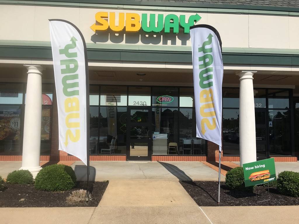 Subway | restaurant | 2430 Taylor Rd, Wildwood, MO 63040, USA | 6364580700 OR +1 636-458-0700