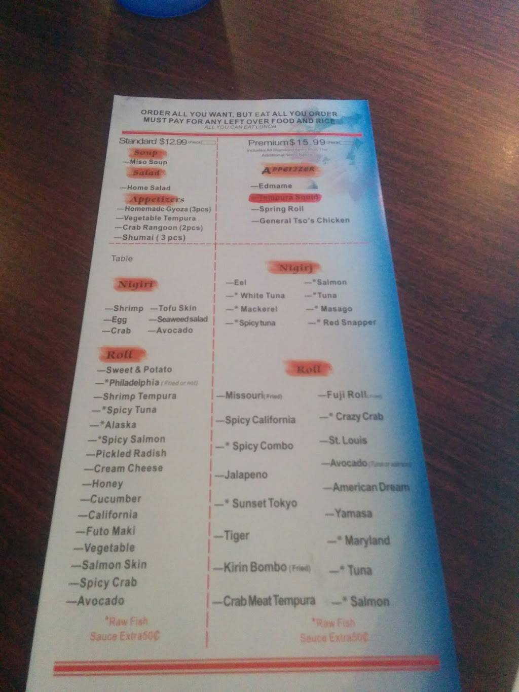 Sushi Buffet | restaurant | 410 THF Blvd, Chesterfield, MO 63005, USA | 6365369900 OR +1 636-536-9900