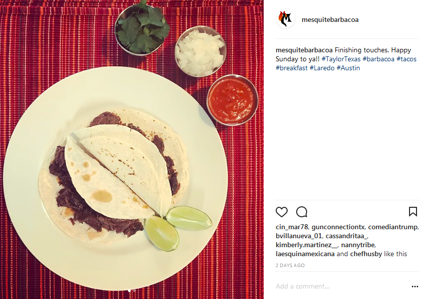 Mesquite Barbacoa | restaurant | 3642, 317 N Main St, Taylor, TX 76574, USA | 5125953341 OR +1 512-595-3341