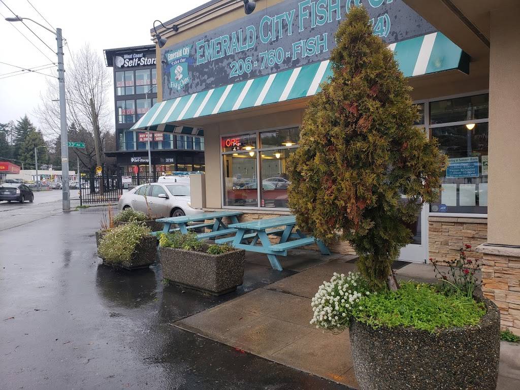 Emerald City Fish & Chips | restaurant | 3756 Rainier Ave S, Seattle, WA 98144, USA | 2067603474 OR +1 206-760-3474