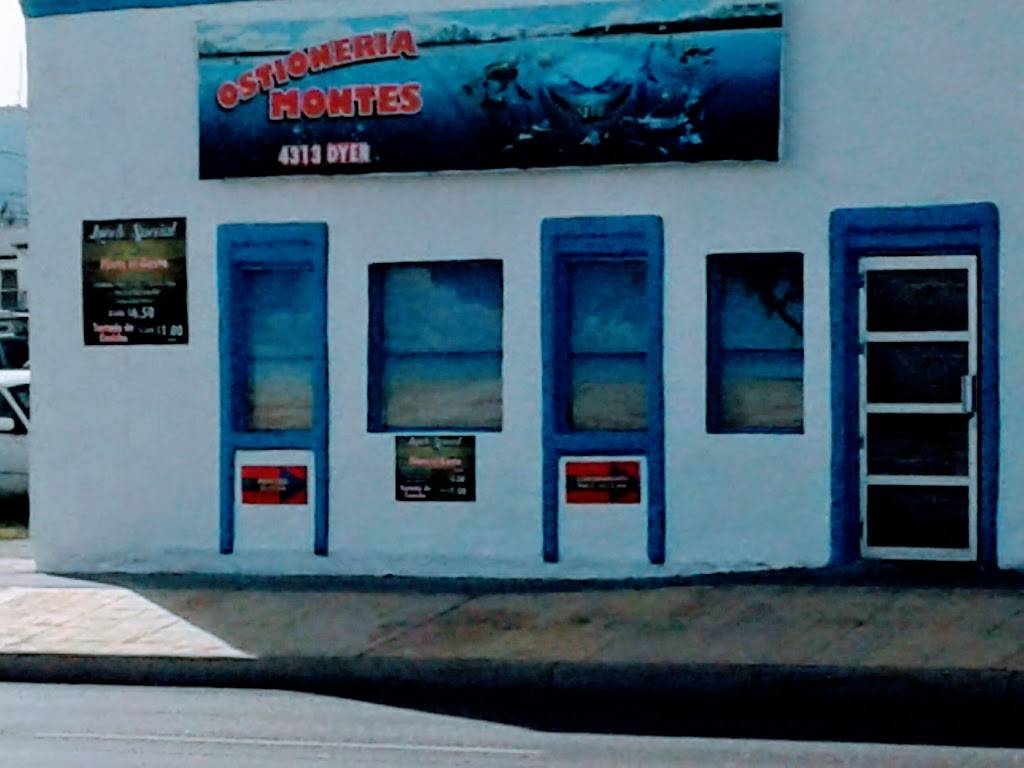Ostioneria Montes | restaurant | 4313 Dyer St, El Paso, TX 79930, USA | 9153294664 OR +1 915-329-4664