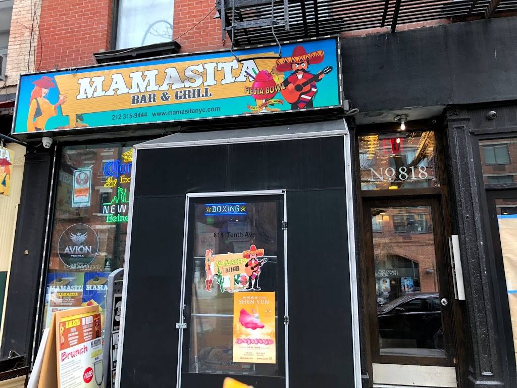 Mamasita Bar & Grill | restaurant | 818 10th Ave, New York, NY 10019, USA | 2123159444 OR +1 212-315-9444