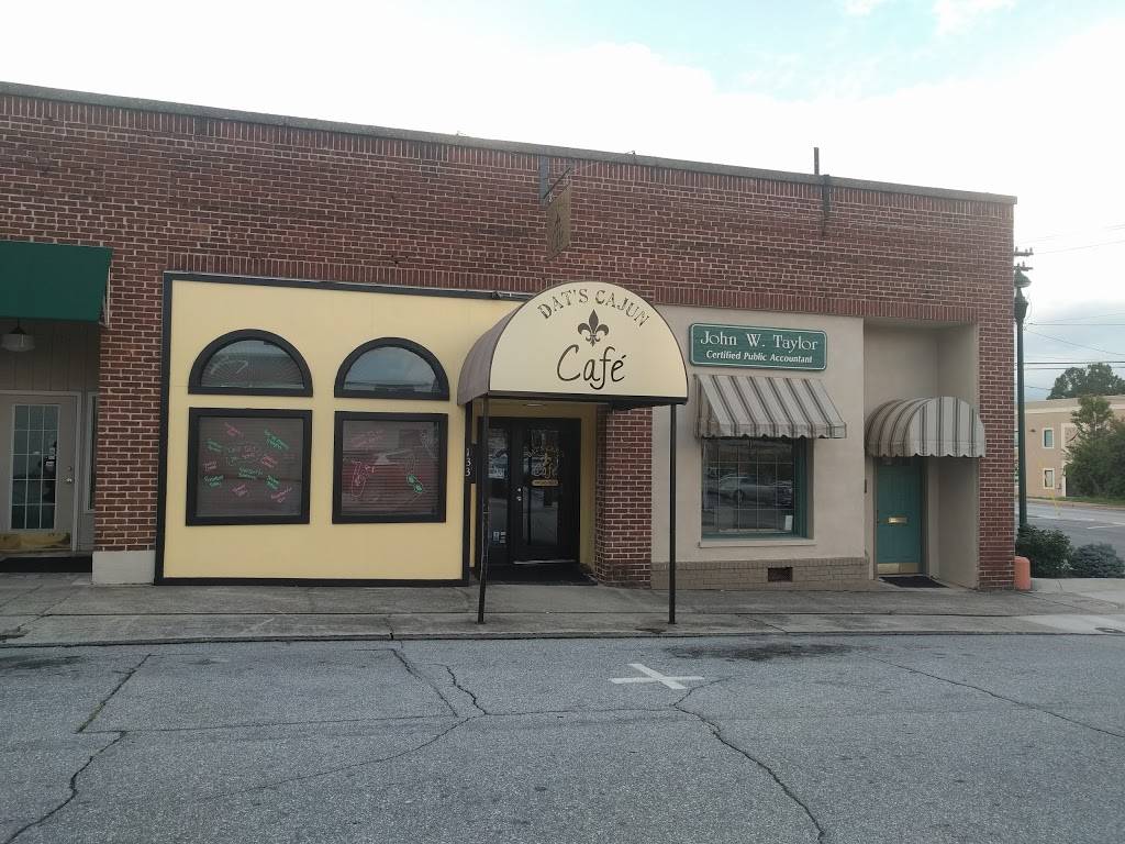 Dats Cajun Cafe | restaurant | 133 4th Ave E, Hendersonville, NC 28792, USA | 8285959811 OR +1 828-595-9811