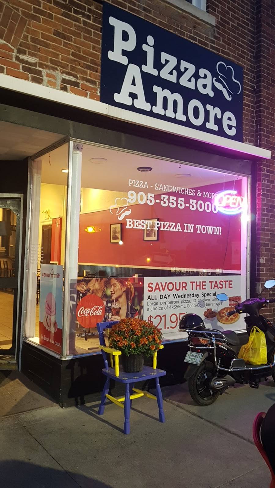 Pizza Amore | restaurant | 29 King St E B, Colborne, ON K0K 1S0, Canada | 9053553000 OR +1 905-355-3000