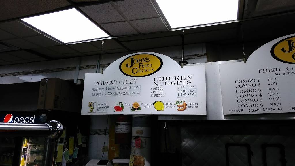 Johns Fried Chicken | restaurant | 512 W 207th St, New York, NY 10034, USA | 2125676489 OR +1 212-567-6489