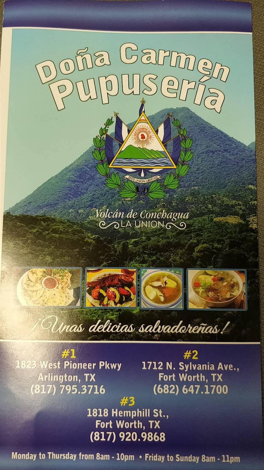 Doña Carmen Puser | restaurant | 1823 W Pioneer Pkwy, Arlington, TX 76013, USA | 8177953716 OR +1 817-795-3716