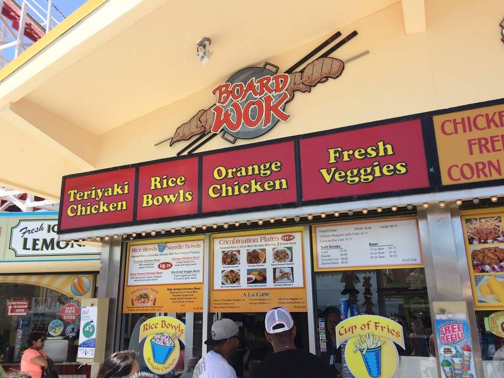 Board Wok | restaurant | 100 Beach St, Santa Cruz, CA 95060, USA | 8314235590 OR +1 831-423-5590