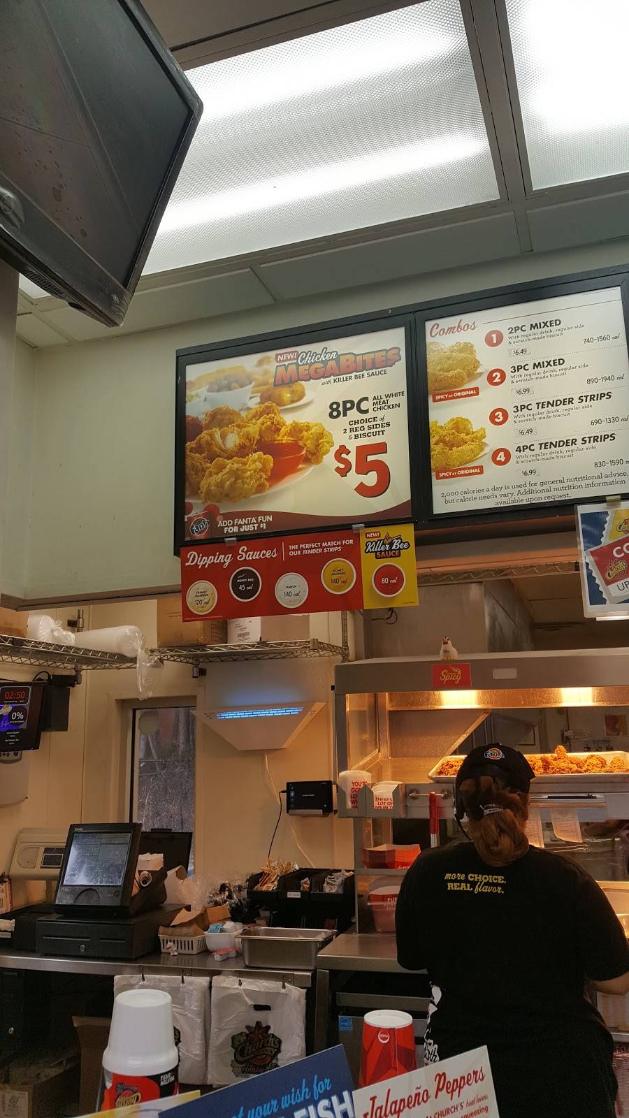 Churchs Chicken | restaurant | 6111 S Norcross Tucker Rd, Norcross, GA 30093, USA | 7707236216 OR +1 770-723-6216