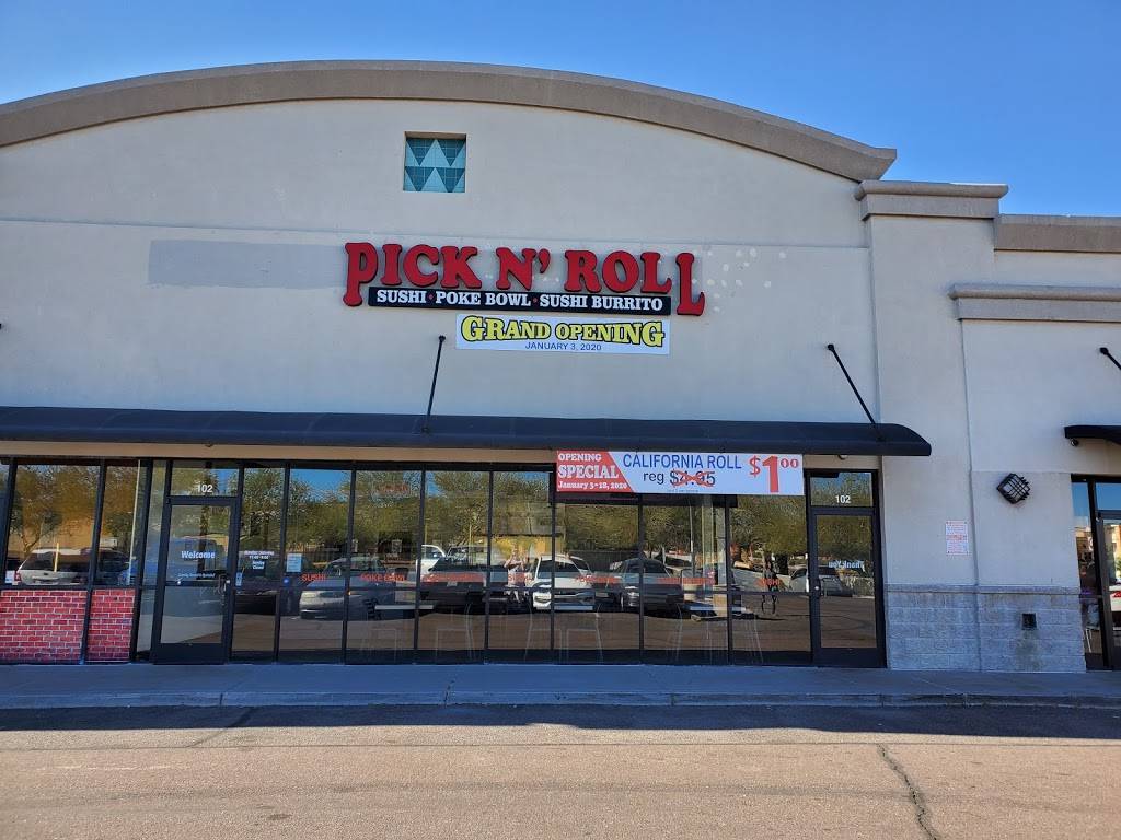 PICK N ROLL | restaurant | 903 E Bell Rd STE 102, Phoenix, AZ 85022, USA | 6028251070 OR +1 602-825-1070