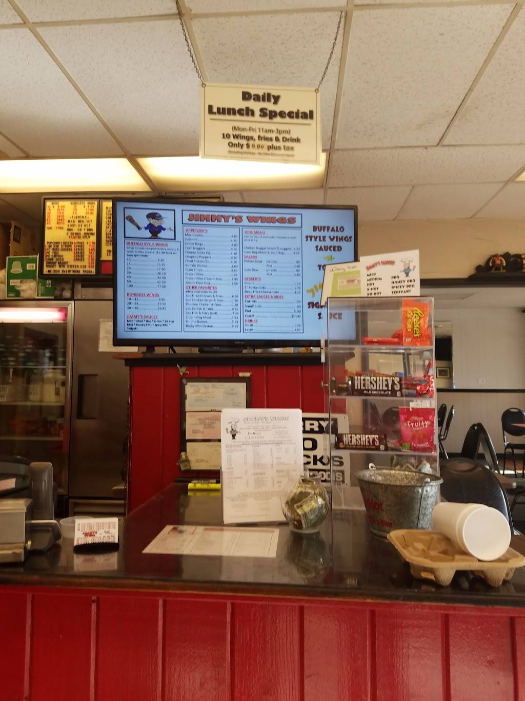 Jimmys Wings | restaurant | 2050 Youngfield St, Lakewood, CO 80215, USA | 3032380454 OR +1 303-238-0454