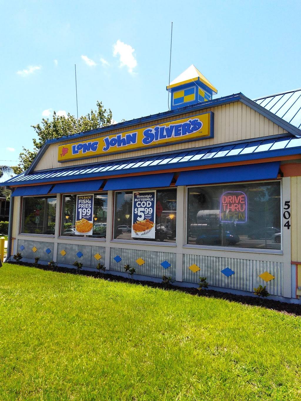 Long John Silvers | restaurant | 504 W Vine St, Kissimmee, FL 34741, USA | 4078461050 OR +1 407-846-1050