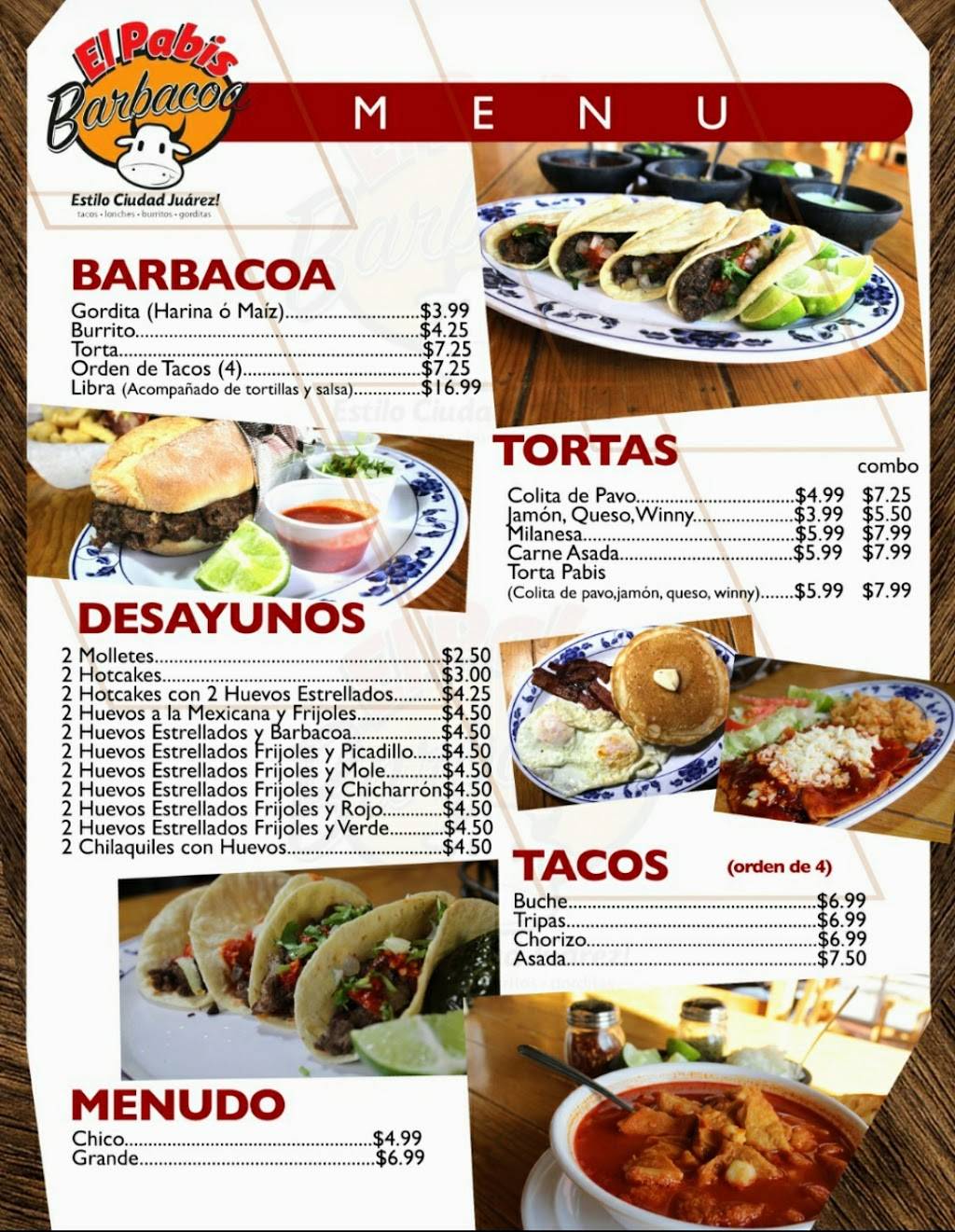 El Pabis Barbacoa | restaurant | 835 N Zaragoza Rd, El Paso, TX 79907, USA | 9153072032 OR +1 915-307-2032