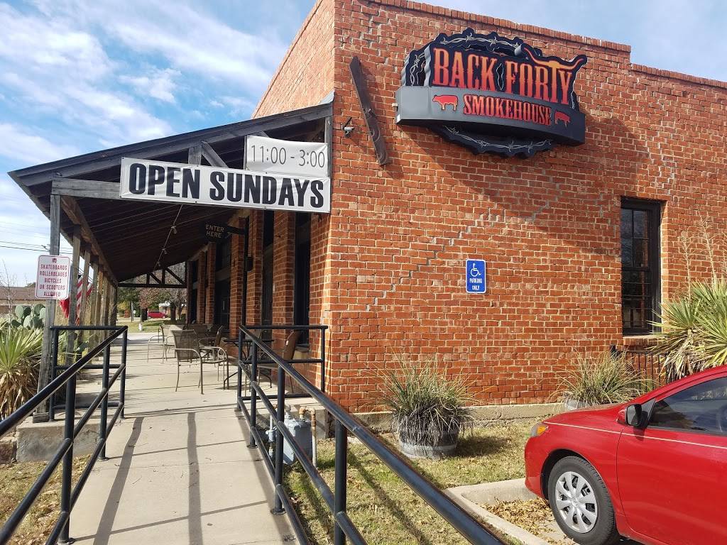 Back Forty Smokehouse | restaurant | 8021 Main St, North Richland Hills, TX 76182, USA | 8174282225 OR +1 817-428-2225