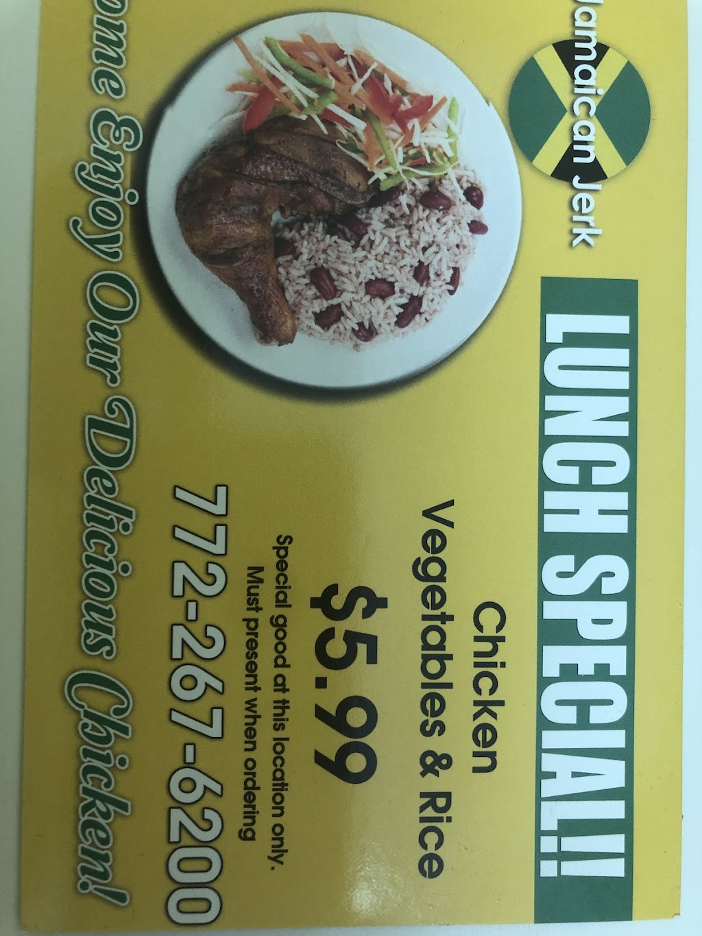 Jamaican jerk deli | restaurant | 2545 S US Hwy 1, Fort Pierce, FL 34982, USA | 7722676200 OR +1 772-267-6200