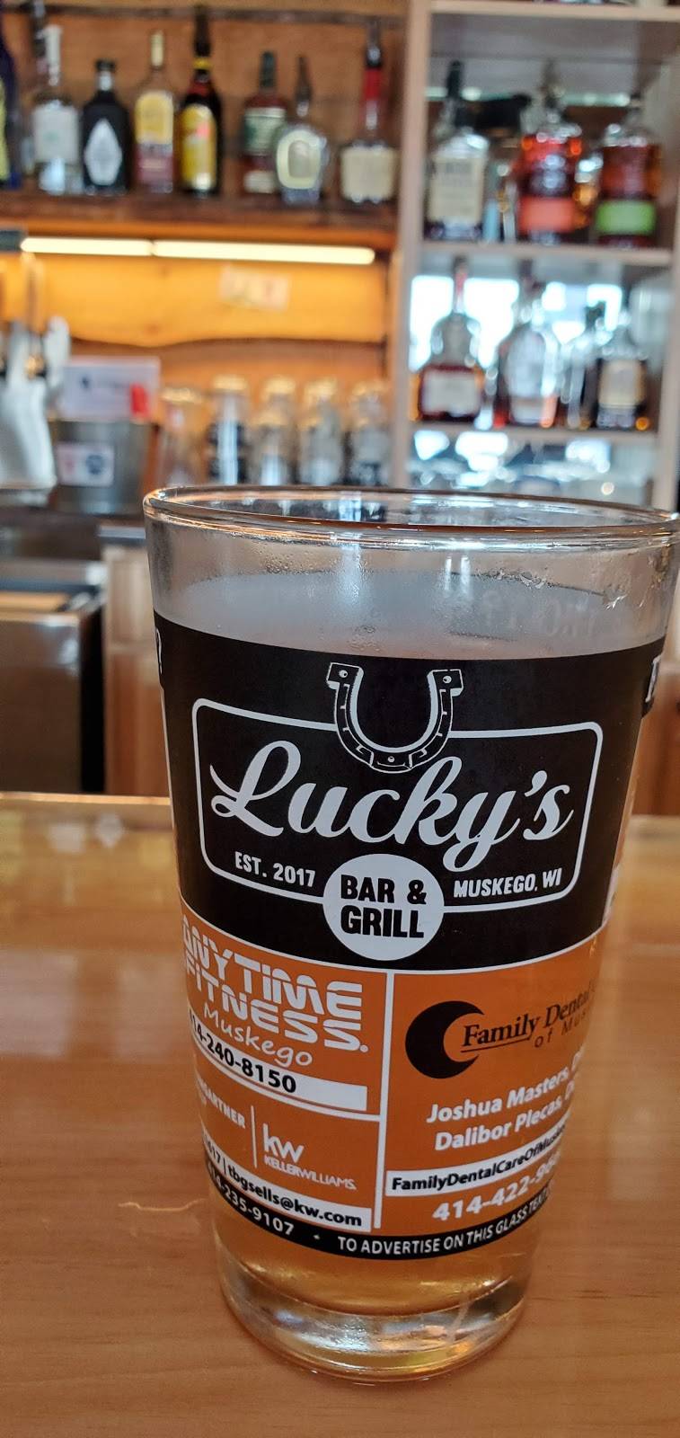 Lucky’s At The Lodge | restaurant | S74W17096 Janesville Rd, Muskego, WI 53150, USA | 4142358566 OR +1 414-235-8566
