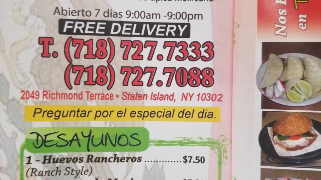 New Taqueria Puebla II Restaurant & Grocery | restaurant | 2049 Richmond Terrace, Staten Island, NY 10302, USA | 7187277333 OR +1 718-727-7333