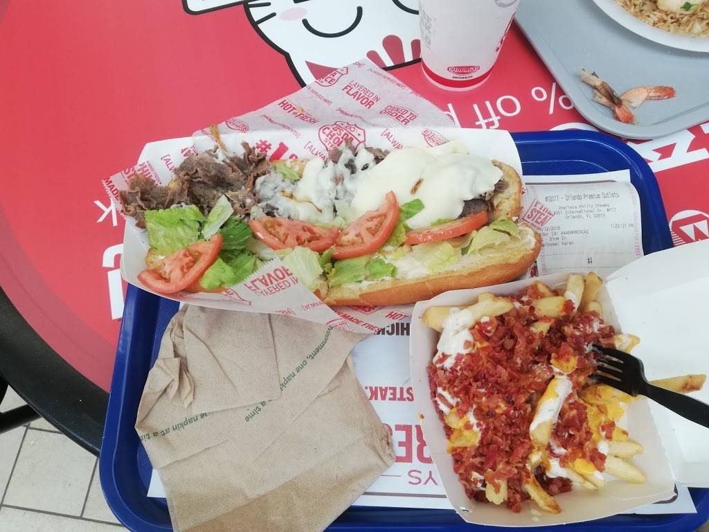 Charleys Philly Steaks | restaurant | 4951 International Dr Ste FC7, Orlando, FL 32819, USA | 4073519200 OR +1 407-351-9200