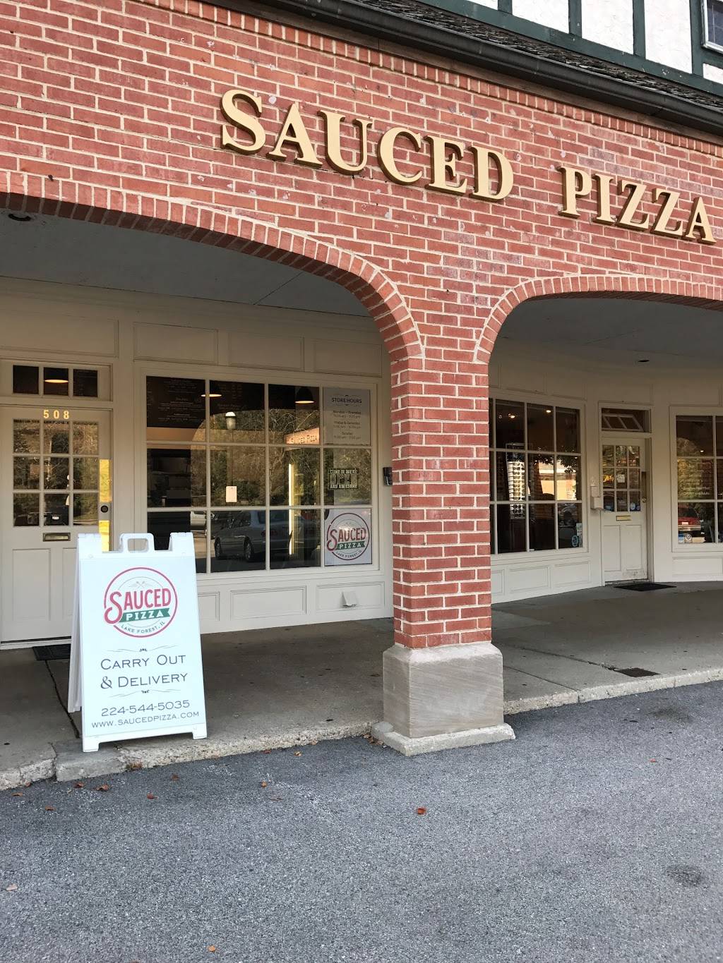 Sauced Pizza Lake Forest | meal delivery | 508 N Western Ave, Lake Forest, IL 60045, USA | 2245445035 OR +1 224-544-5035