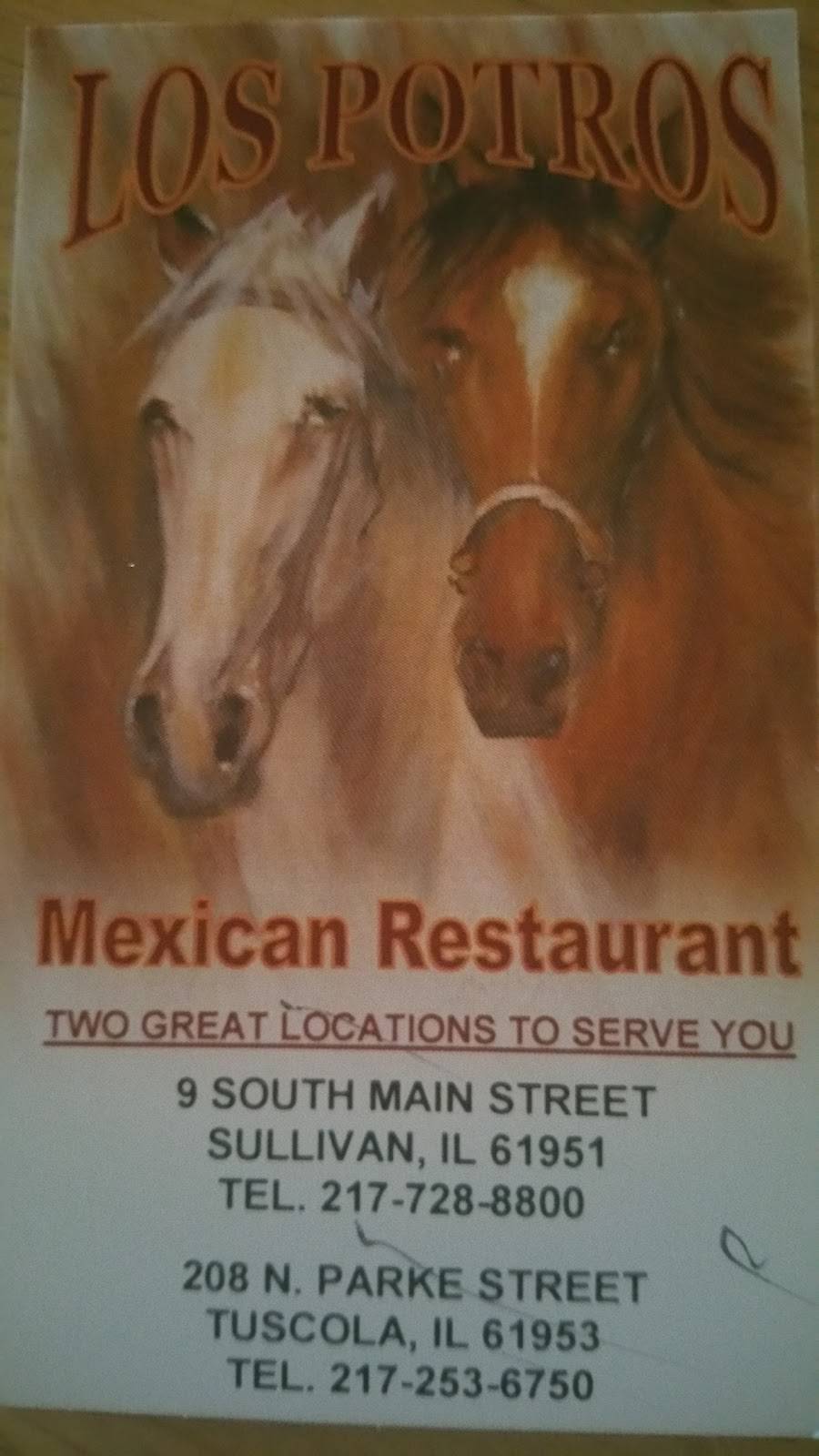 Los Potros | restaurant | 208 N Parke St, Tuscola, IL 61953, USA | 2172536750 OR +1 217-253-6750