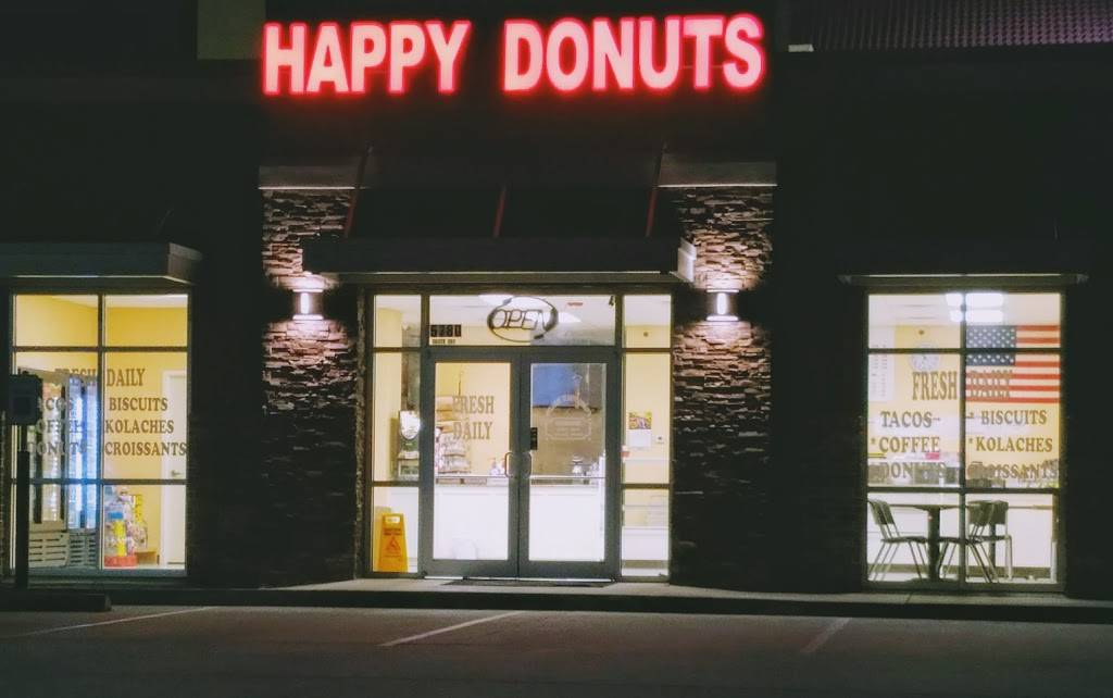 Happy Donuts | restaurant | 5780 Walden Rd #101, Beaumont, TX 77707, USA | 4092231897 OR +1 409-223-1897