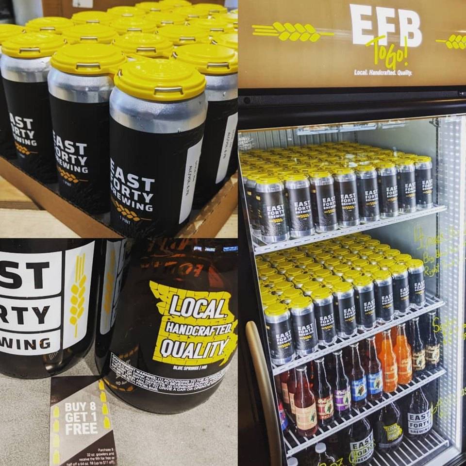 East Forty Brewing | restaurant | 1201 W Main St, Blue Springs, MO 64015, USA | 8169888217 OR +1 816-988-8217
