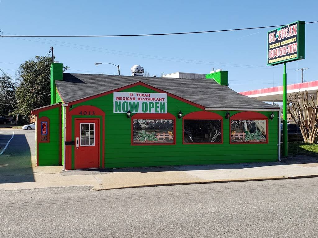 El Tucan | restaurant | 4013 W Broad St, Richmond, VA 23230, USA | 8045157677 OR +1 804-515-7677