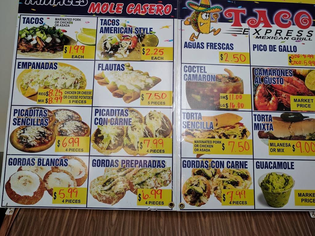 Taco Express Mexican Grill | restaurant | 3401 Fairfield Ct Ste A, Lafayette, IN 47909, USA | 7654747733 OR +1 765-474-7733