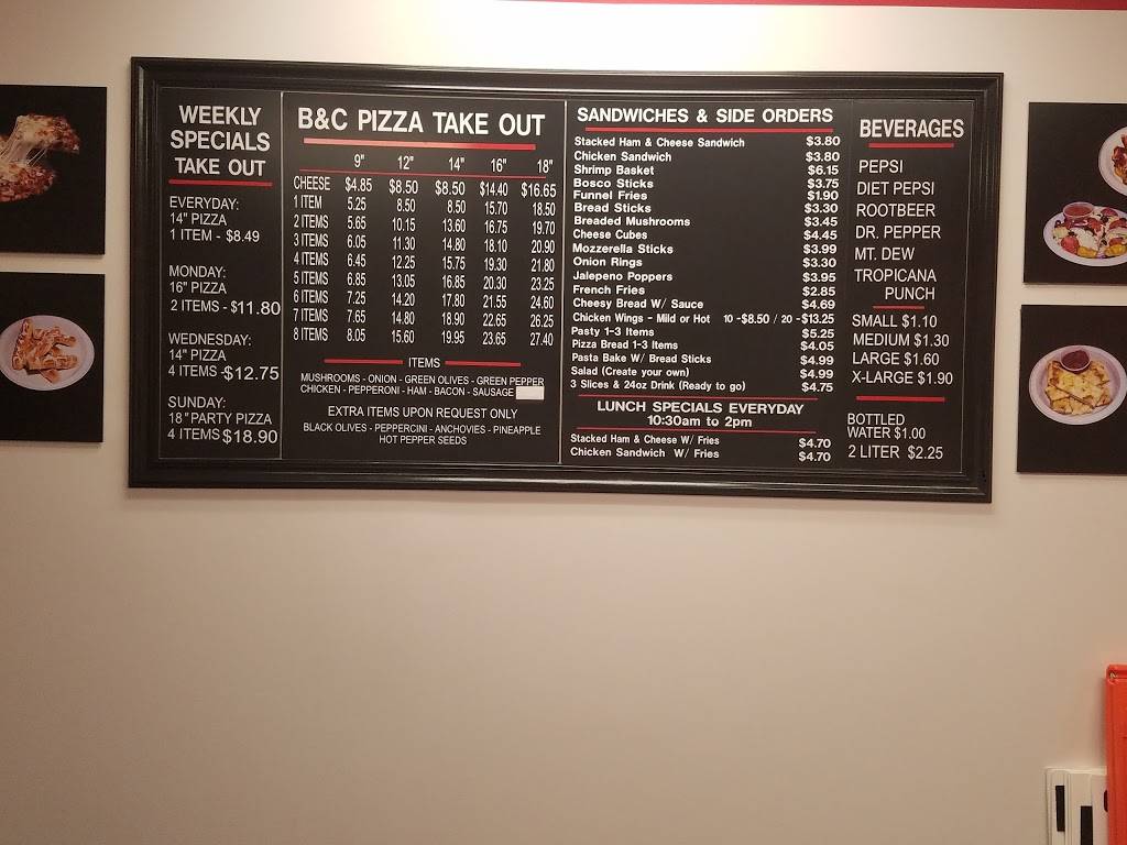 B&C Pizza | restaurant | 230 N Center Rd, Saginaw, MI 48638, USA | 9897912777 OR +1 989-791-2777