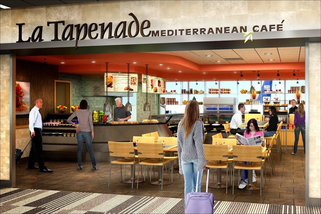 La Tapenade Mediterranean Café | cafe | Terminal 3 10000 W OHare Ave, Chicago, IL 60666, USA | 7736866180 OR +1 773-686-6180