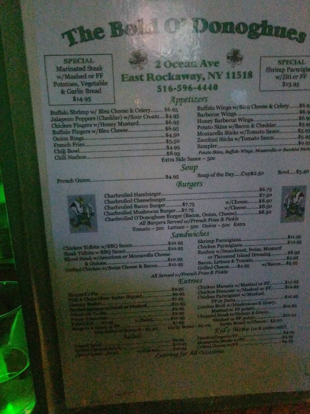 Bold ODonoghue | restaurant | 2 Ocean Ave, East Rockaway, NY 11518, USA | 5168878969 OR +1 516-887-8969