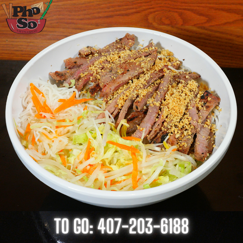 Pho So 1 | restaurant | 3402 Technological Ave #124, Orlando, FL 32817, USA | 4072036188 OR +1 407-203-6188