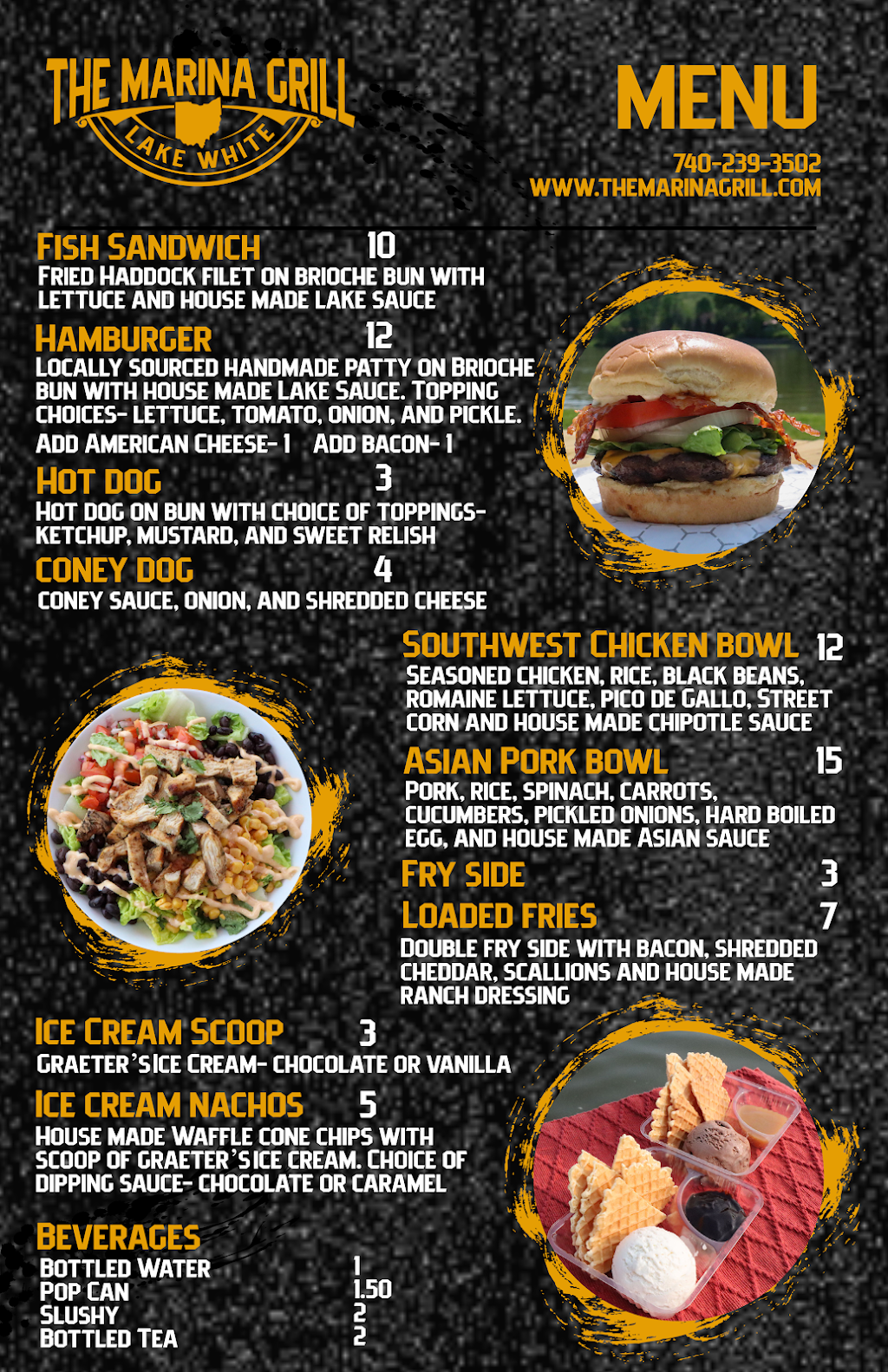 The Marina Grill, LLC | restaurant | 528 OH-552, Waverly, OH 45690, USA | 7402393502 OR +1 740-239-3502