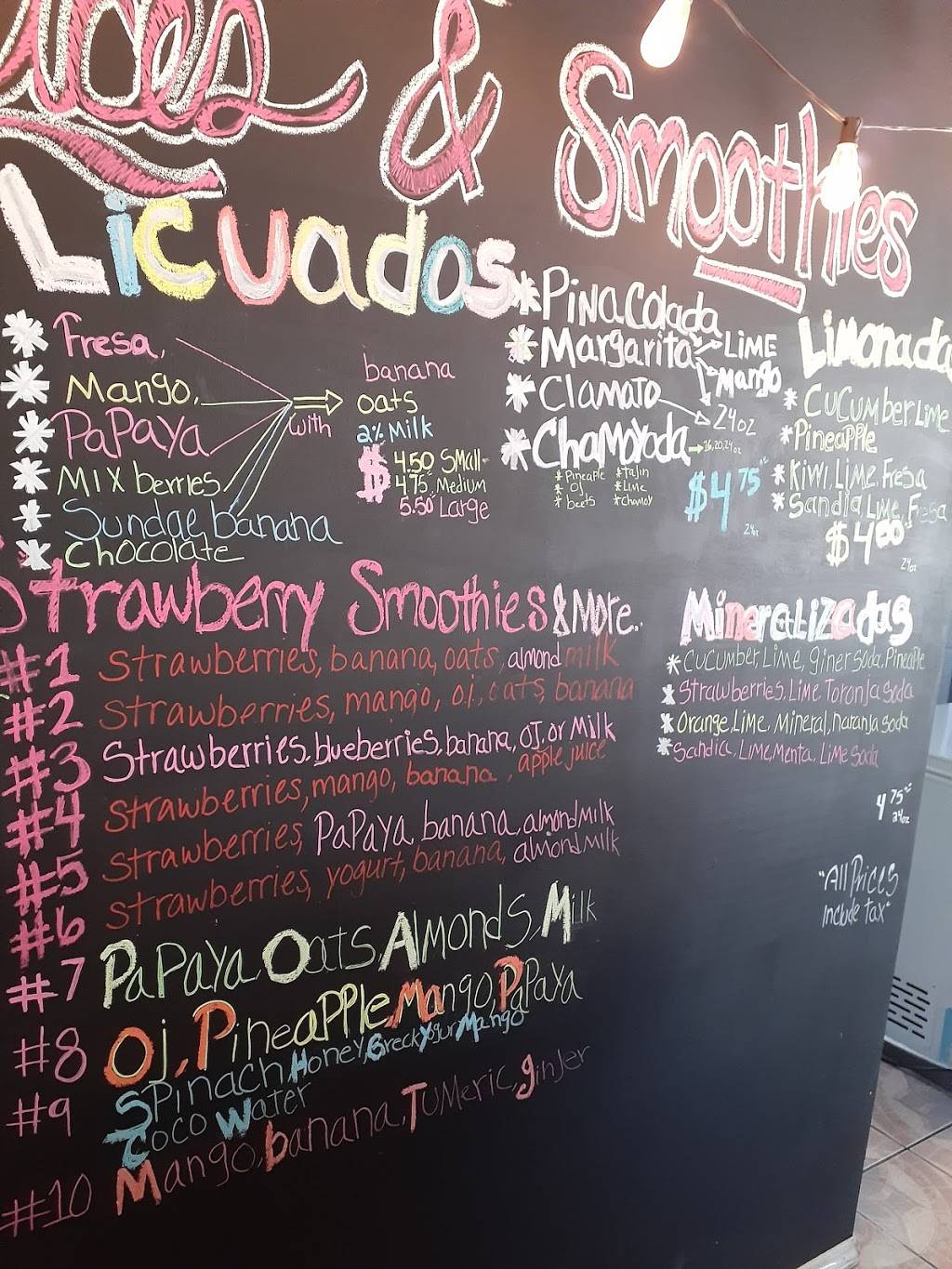 Galas Bar juices & Smoothies | restaurant | 8409 Dyer St ste b, El Paso, TX 79904, USA | 9153030652 OR +1 915-303-0652