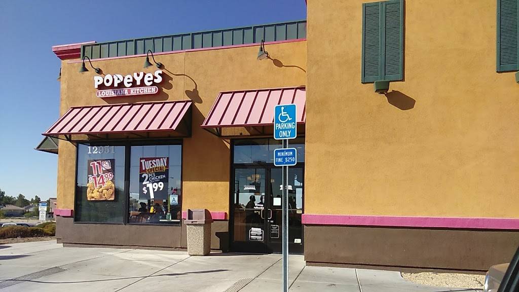 Popeyes Louisiana Kitchen | restaurant | 12951 Hesperia Rd, Victorville, CA 92395, USA | 7602437864 OR +1 760-243-7864
