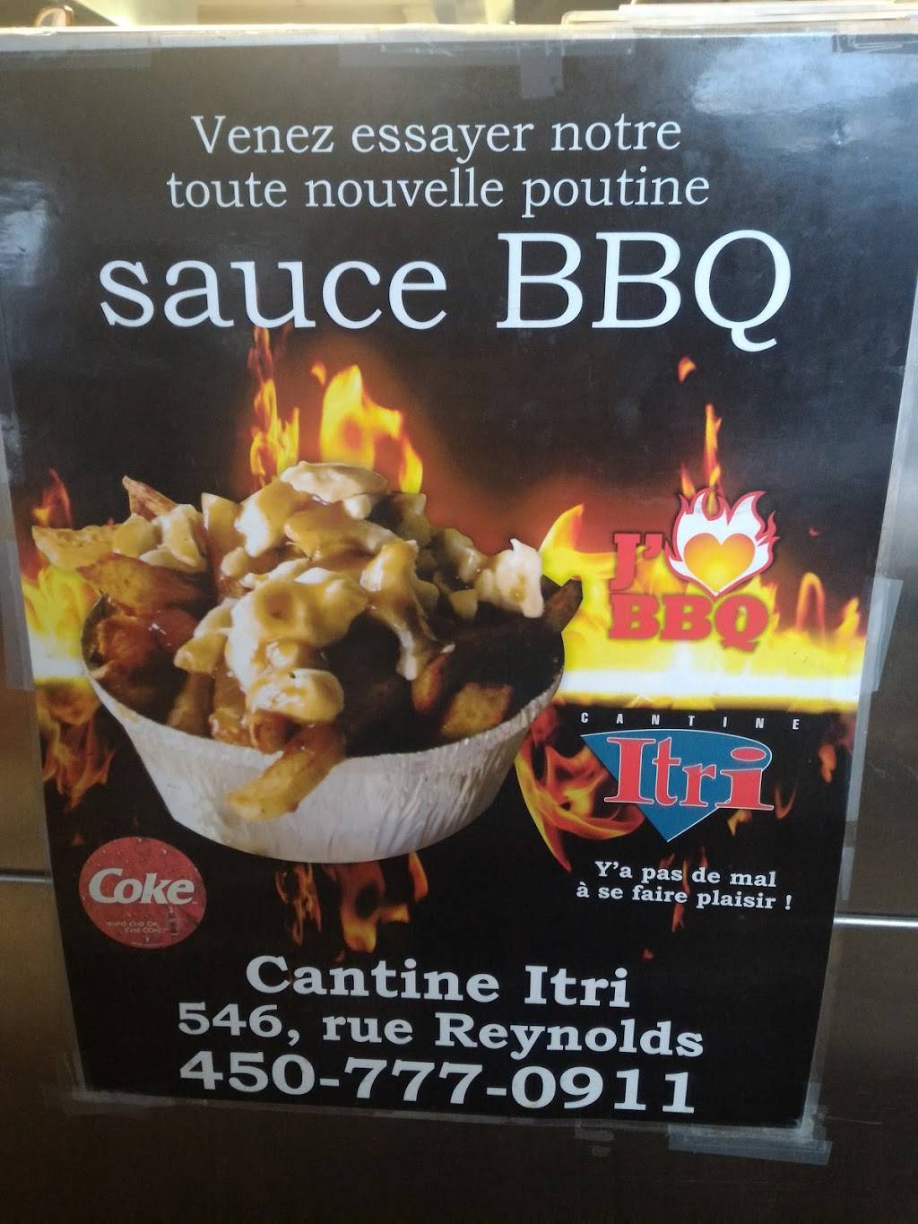 Cantine Itri | restaurant | 546 Rue Reynolds, Granby, QC J2G 9G1, Canada | 4507770911 OR +1 450-777-0911