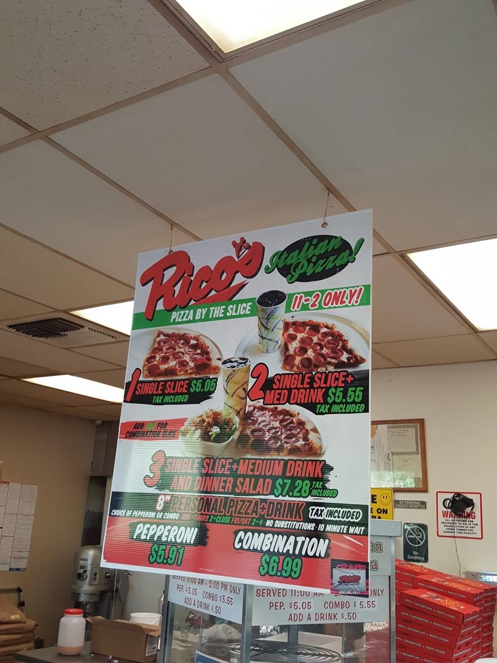 Ricos Pizza | restaurant | 1415 Garden Hwy, Yuba City, CA 95991, USA | 5308210188 OR +1 530-821-0188