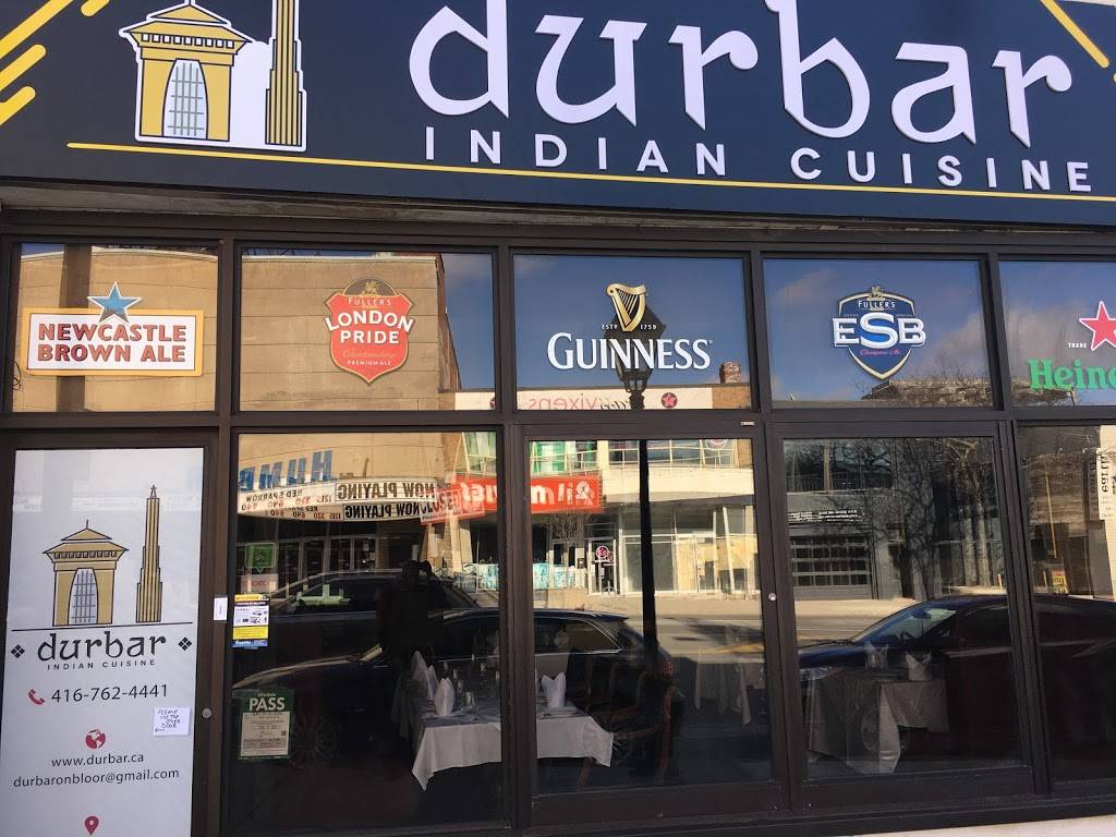 Durbar Indian Cuisine | restaurant | 2469 Bloor St W, Toronto, ON M6S 1P7, Canada | 4167624441 OR +1 416-762-4441