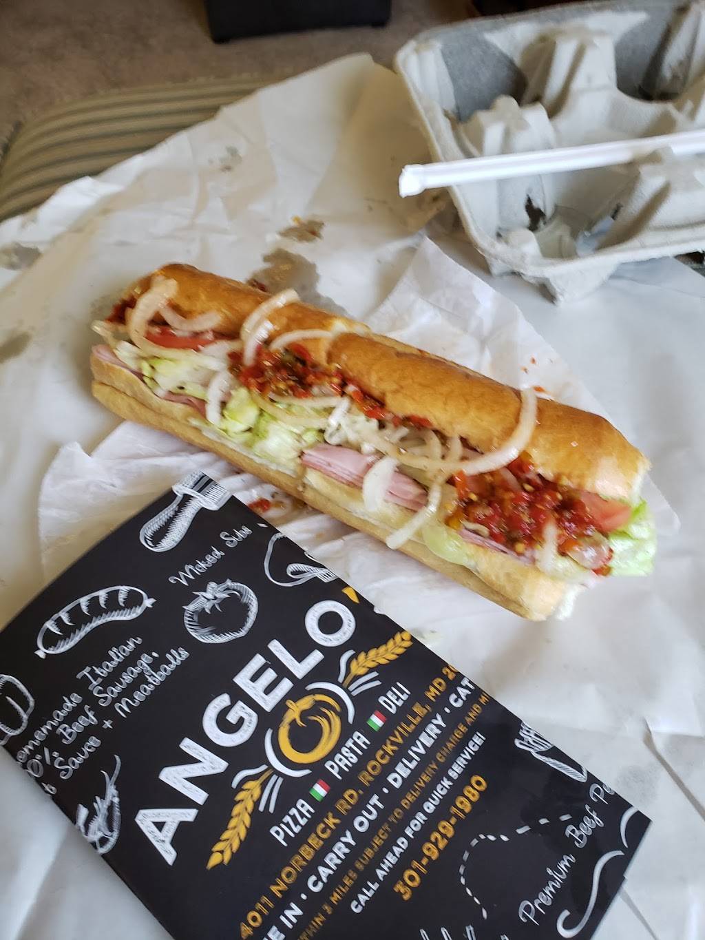 Angelos Pasta and Deli | meal delivery | 4011 Norbeck Rd, Rockville, MD 20853, USA | 3019291980 OR +1 301-929-1980