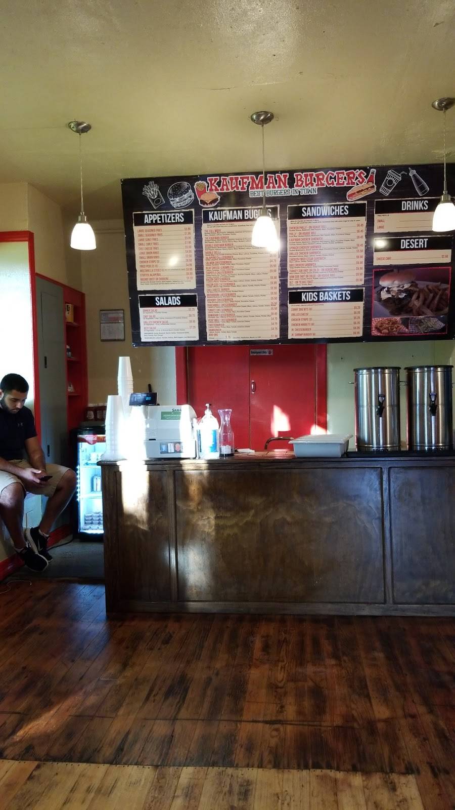 Kaufman Burgers | restaurant | 2709, 807 S Washington St, Kaufman, TX 75142, USA | 4697701543 OR +1 469-770-1543