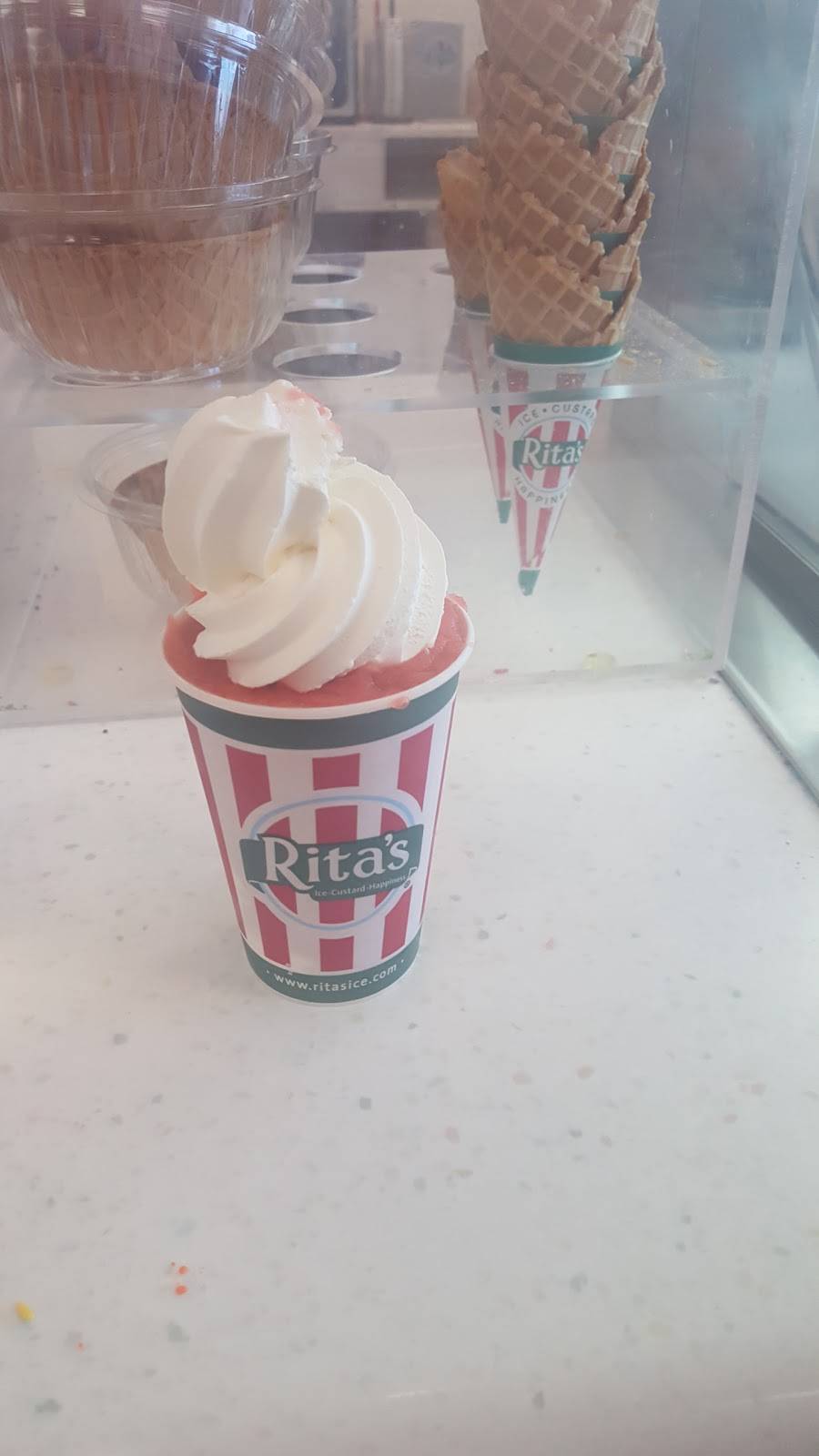 Ritas Italian Ice & Frozen Custard | restaurant | 3353 Fort Meade Road Space, Laurel, MD 20724, USA | 3017768585 OR +1 301-776-8585
