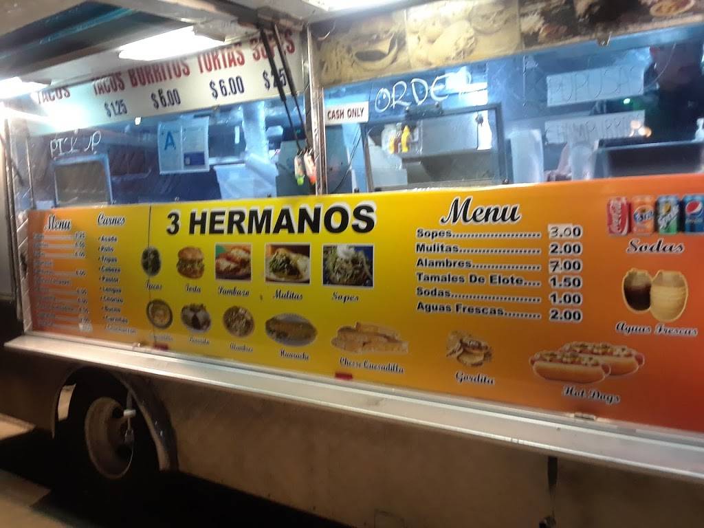 Lunch Truck, Lonchera Tres Hermanos | restaurant | 1025 E Arrow Hwy, Covina, CA 91722, USA | 6264984573 OR +1 626-498-4573