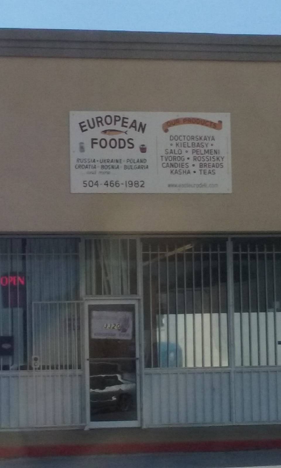 Eastern European Foods | restaurant | 3320 Williams Blvd, Kenner, LA 70065, USA | 5044661982 OR +1 504-466-1982