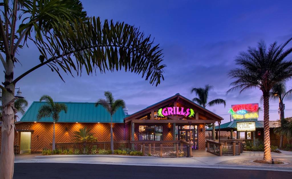 Grills Seafood Deck & Tiki Bar | restaurant | 500 Glen Cheek Dr, Cape Canaveral, FL 32920, USA | 3218682226 OR +1 321-868-2226