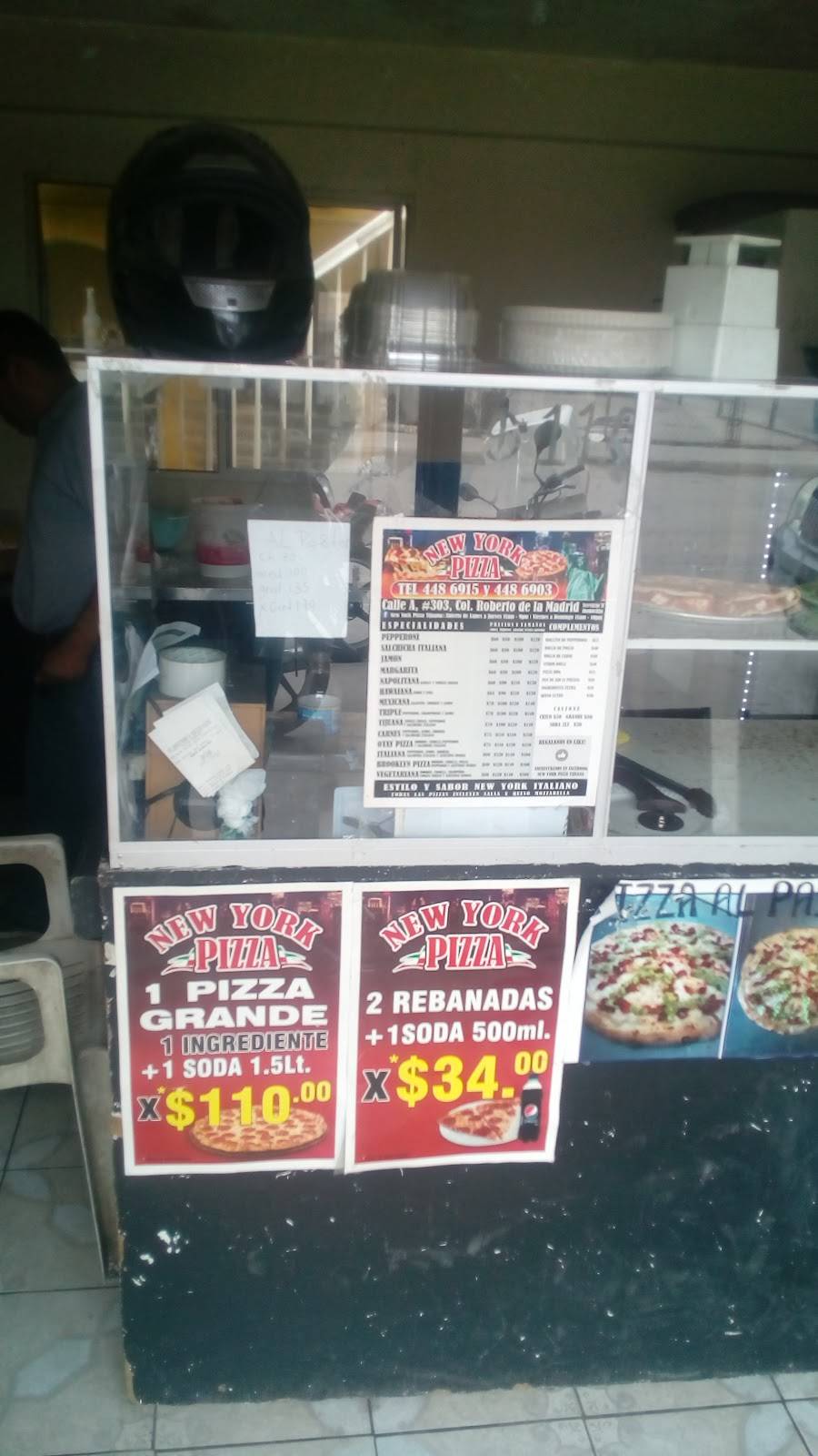 new york pizza | restaurant | Calle A 303, Roberto de la Madrid, 22435 Tijuana, B.C., Mexico | 016644486915 OR +52 664 448 6915