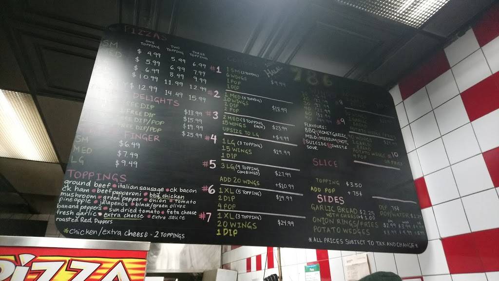 786 Pizza & Wings | restaurant | 400 Queen St W, Brampton, ON L6X 1B3, Canada | 9054530786 OR +1 905-453-0786