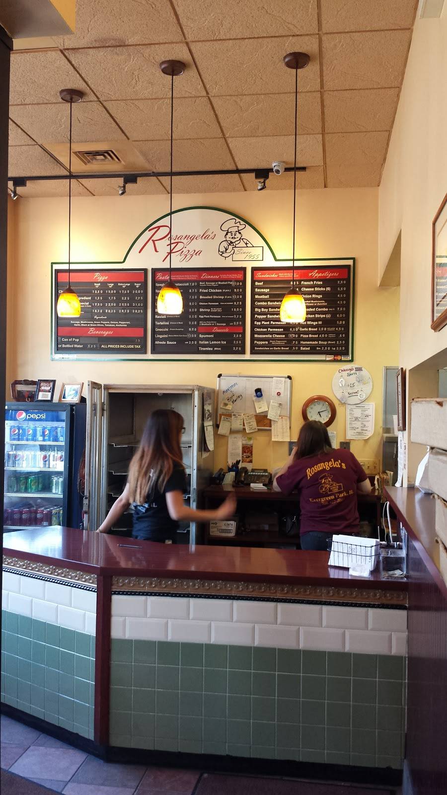 Rosangelas Pizzeria | restaurant | 2702, 2807 1/2 95th St, Evergreen Park, IL 60805, USA | 7084222041 OR +1 708-422-2041