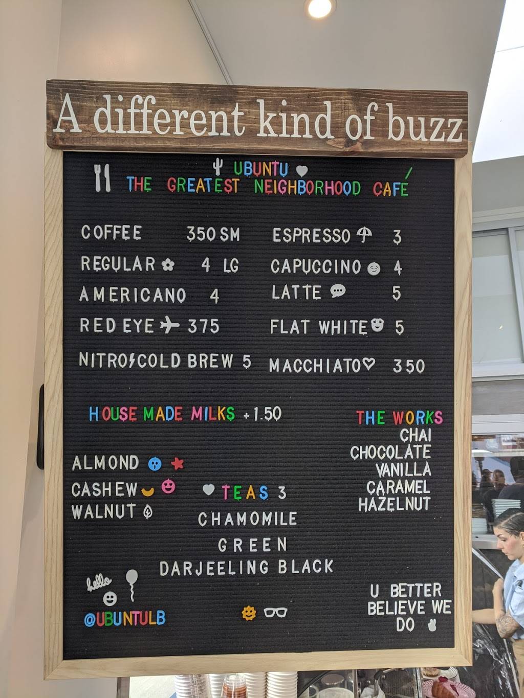 Ubuntu Café | restaurant | 335 Nieto Ave, Long Beach, CA 90814, USA | 5624982021 OR +1 562-498-2021