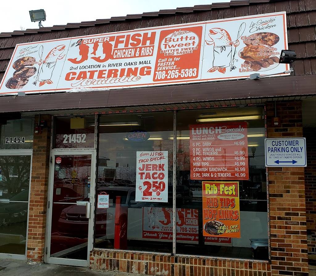 Super JJ Fish, Chicken, & Ribs | restaurant | 21452 Main St, Matteson, IL 60443, USA | 7082655383 OR +1 708-265-5383