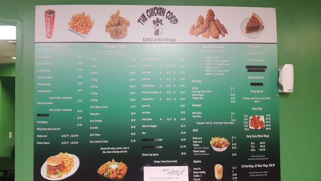 Chicken Coop | restaurant | 420 W Broadway, West Memphis, AR 72301, USA | 8707339898 OR +1 870-733-9898